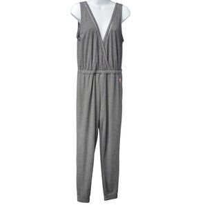 Victoria's Secret Gray Jumpsuit Sleeveless Lounge Romper Relaxed Fit Casual G294